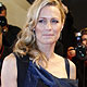 Jury member U.S actress Wright Penn, Jury president and French actress Isabelle Huppert and Italian actress Asia Argento on the red carpet at Cannes Film Festival